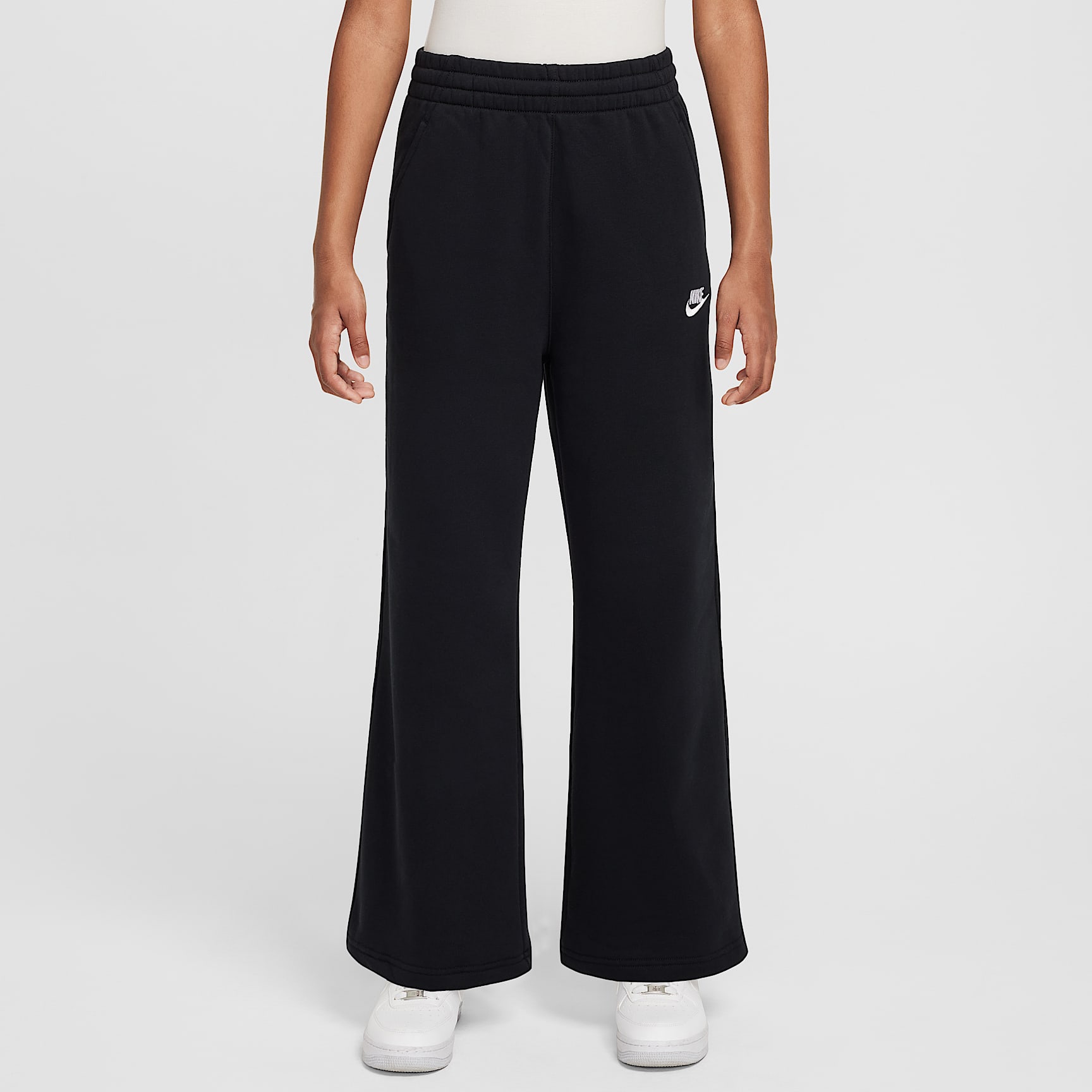 Nike Sportswear Club Fleece Girls' Wide-Leg Pants. Nike.com
